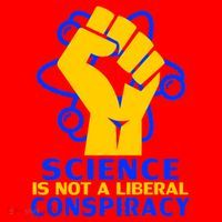 Science is not A Liberal Conspiracy Resist Resistance Santa Hat thumb 1