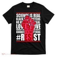 Science Is Real Resist Quote T-Shirt thumb 0