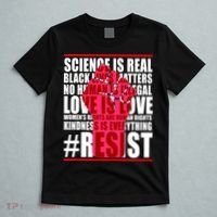 Science Is Real Resist Quote T-Shirt thumb 5