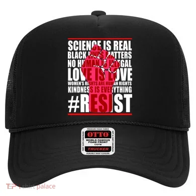 Science Is Real Resist Quote Hat