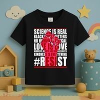 Science Is Real Resist Quote Toddler T-Shirt thumb 3