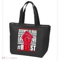 Science Is Real Resist Quote Tote Bag thumb 3