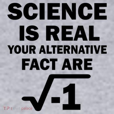 Science Is Real Your Alternative Fact Are Women's Racerback Cropped Tank