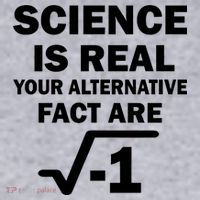 Science Is Real Your Alternative Fact Are Women's Racerback Cropped Tank thumb 2