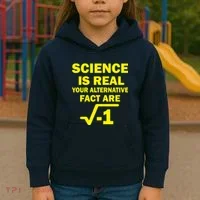 Science Is Real Your Alternative Fact Are Kids Hoodie thumb 3