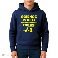 Science Is Real Your Alternative Fact Are Kids Hoodie thumb 4
