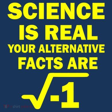 Science Is Real Your Alternative Facts Are Women's Perfect Tri Tunic Long Sleeve Shirt