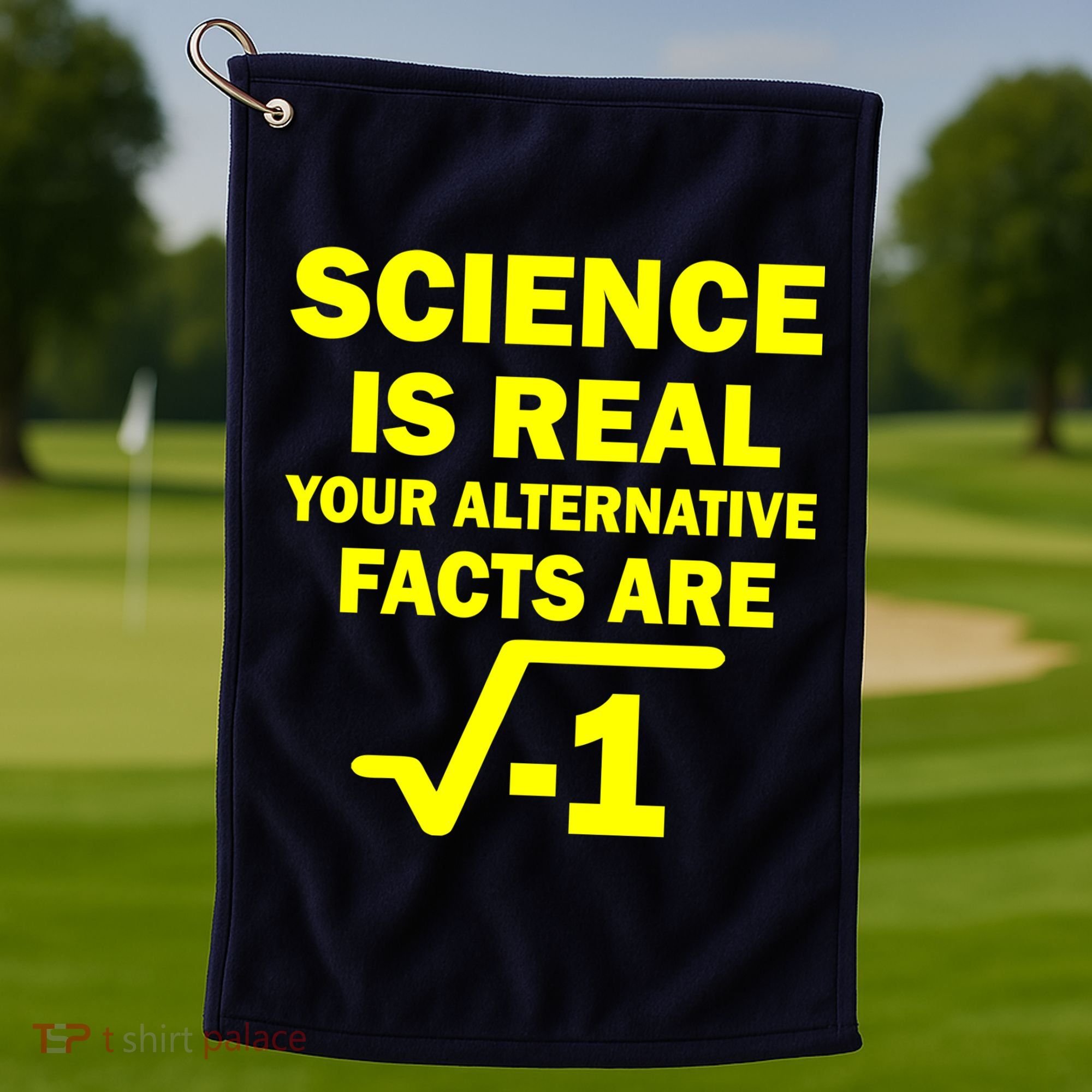 Science Is Real Your Alternative Facts Are Golf Towel