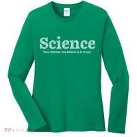 Science Is True Women's Long Sleeve Shirt thumb 0