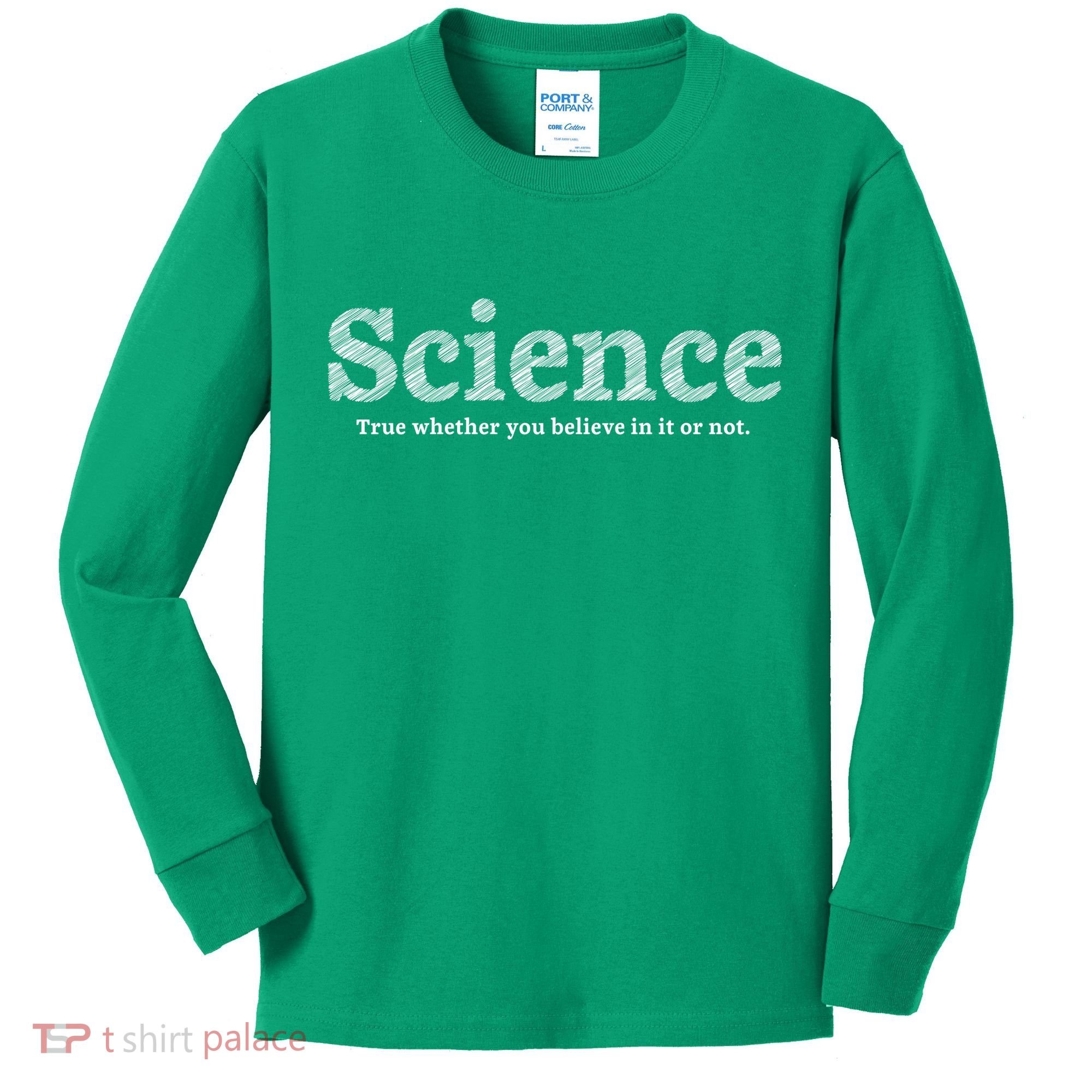 Science Is True Kids Long Sleeve Shirt