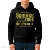 Science Is True Whether You Believe It or Not Kids Hoodie thumb 4