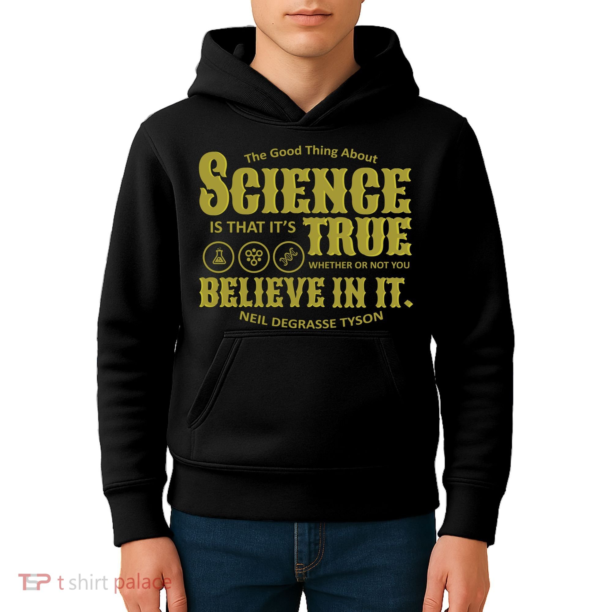 Science Is True Whether You Believe It or Not Kids Hoodie