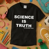Science Is Truth Dr Anthony Fauci Kids T-Shirt thumb 3