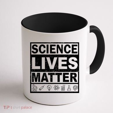 Science Lives Matter Coffee Mug back