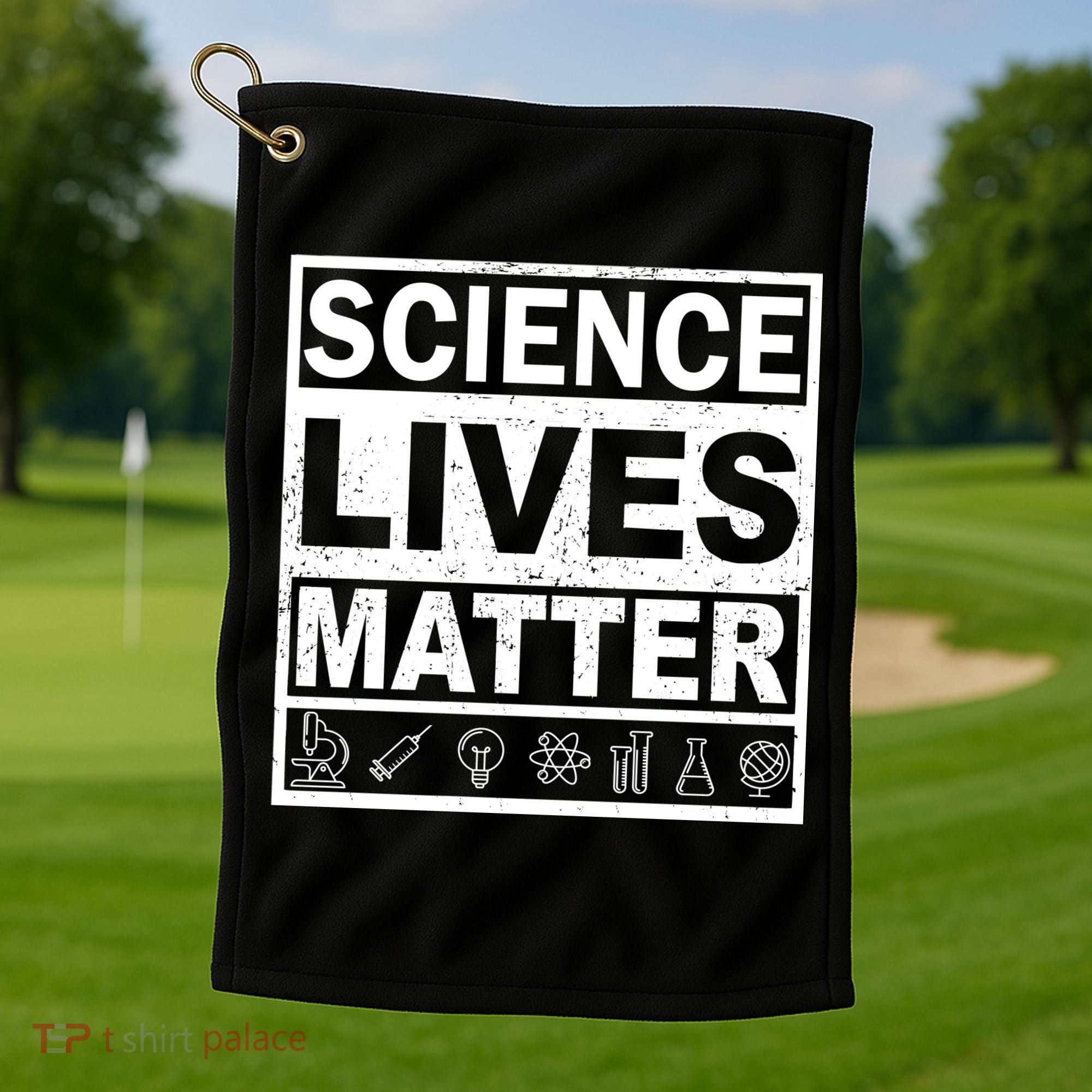 Science Lives Matter Golf Towel