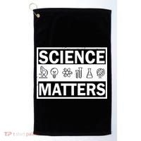 Science Matters Funny Golf Towel thumb 0