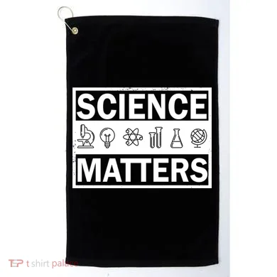 Science Matters Funny Golf Towel