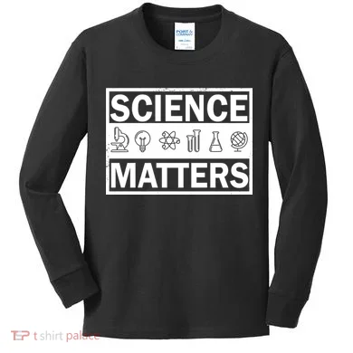 Science Matters Funny Kids Long Sleeve Shirt