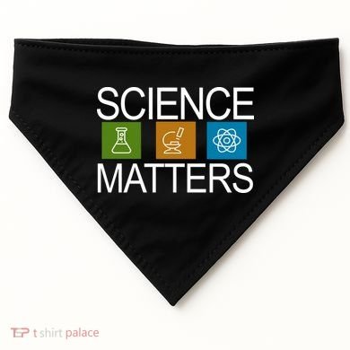 Science Matters Logo USA-Made Doggie Bandana