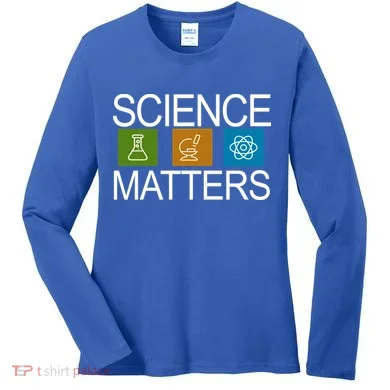 Science Matters Logo Women's Long Sleeve Shirt