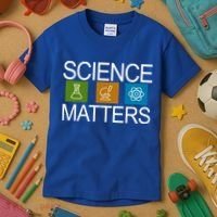 Science Matters Logo Kids T-Shirt thumb 3