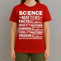 Science Matters Quote March For Science T-Shirt thumb 4