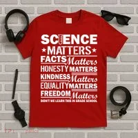 Science Matters Quote March For Science T-Shirt thumb 5