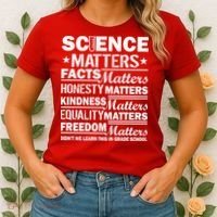 Science Matters Quote March For Science Women's T-Shirt thumb 2