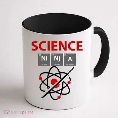 Science Ninja Coffee Mug back