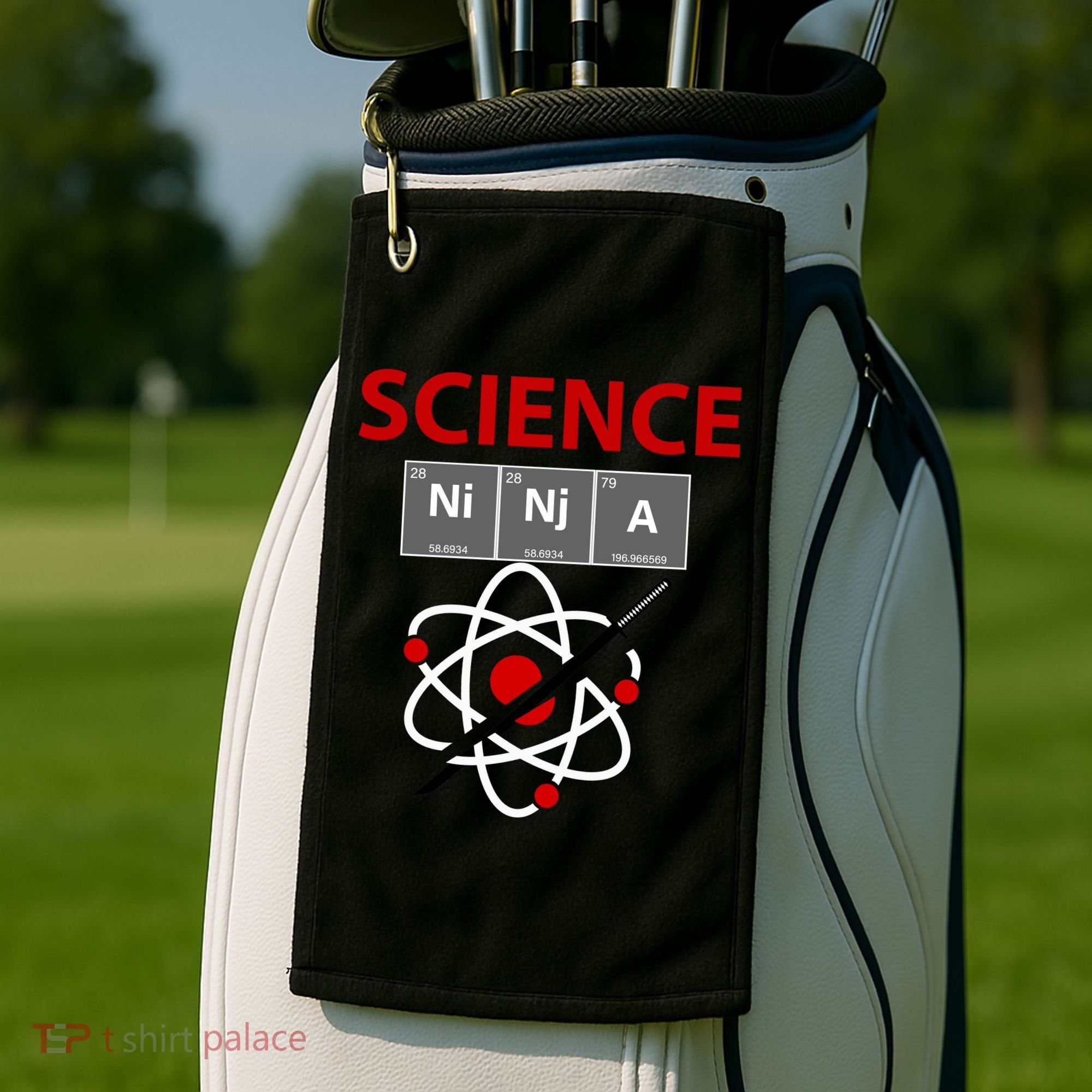 Science Ninja  Golf Towel