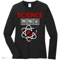 Science Ninja  Women's Long Sleeve Shirt thumb 0