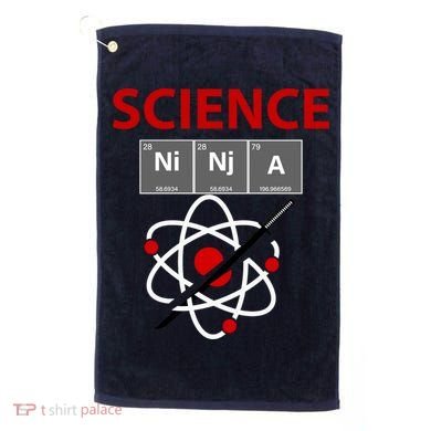 Science Ninja Golf Towel