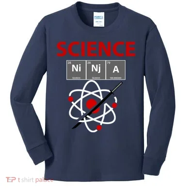 Science Ninja Kids Long Sleeve Shirt