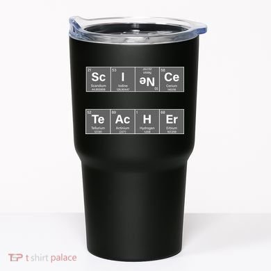 Science Teacher Periodic Table Logo Tumbler