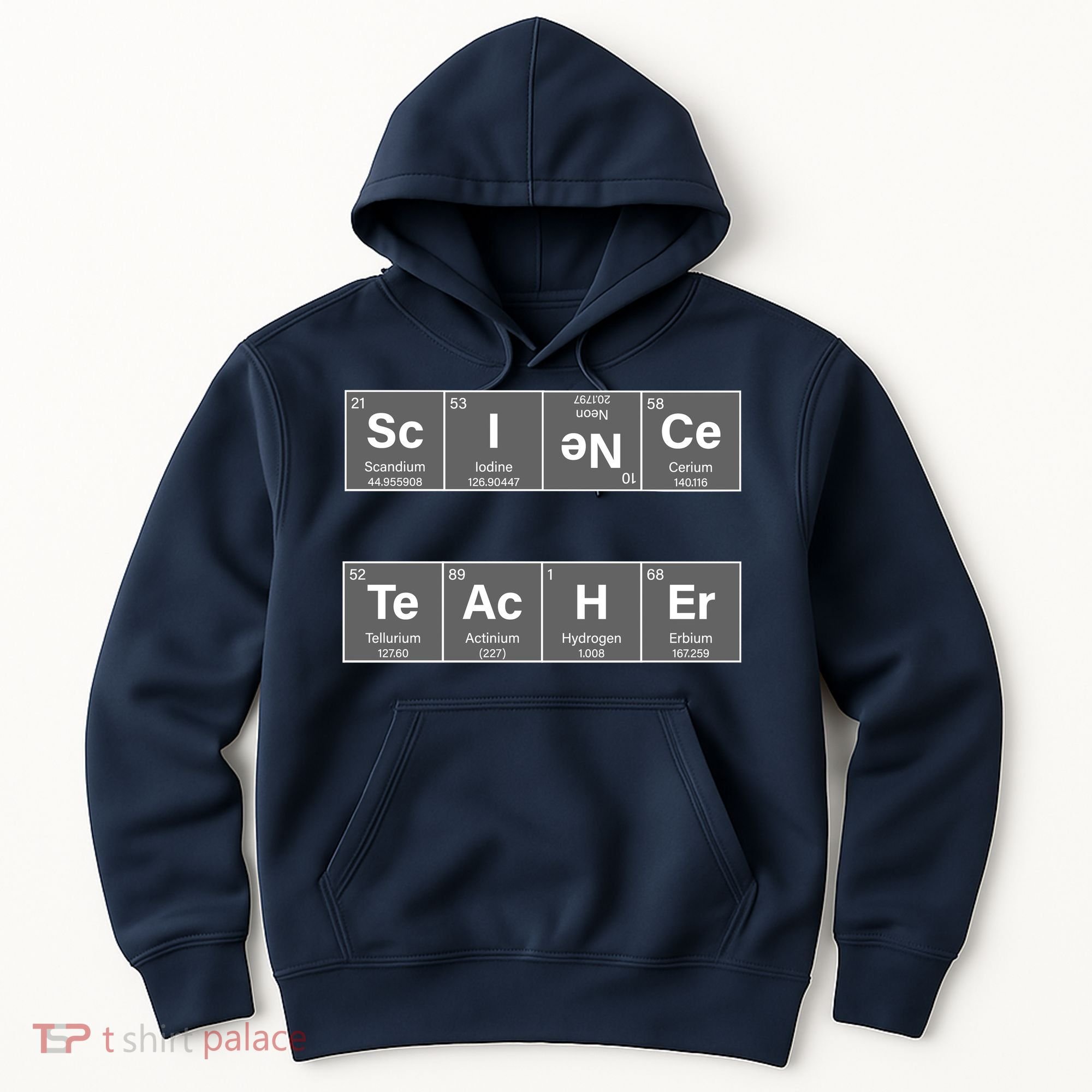 Science Teacher Periodic Table Logo Hoodie
