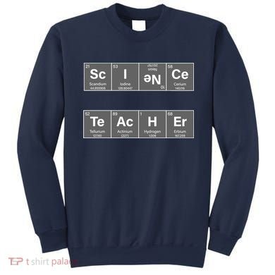 Science Teacher Periodic Table Logo Sweatshirt