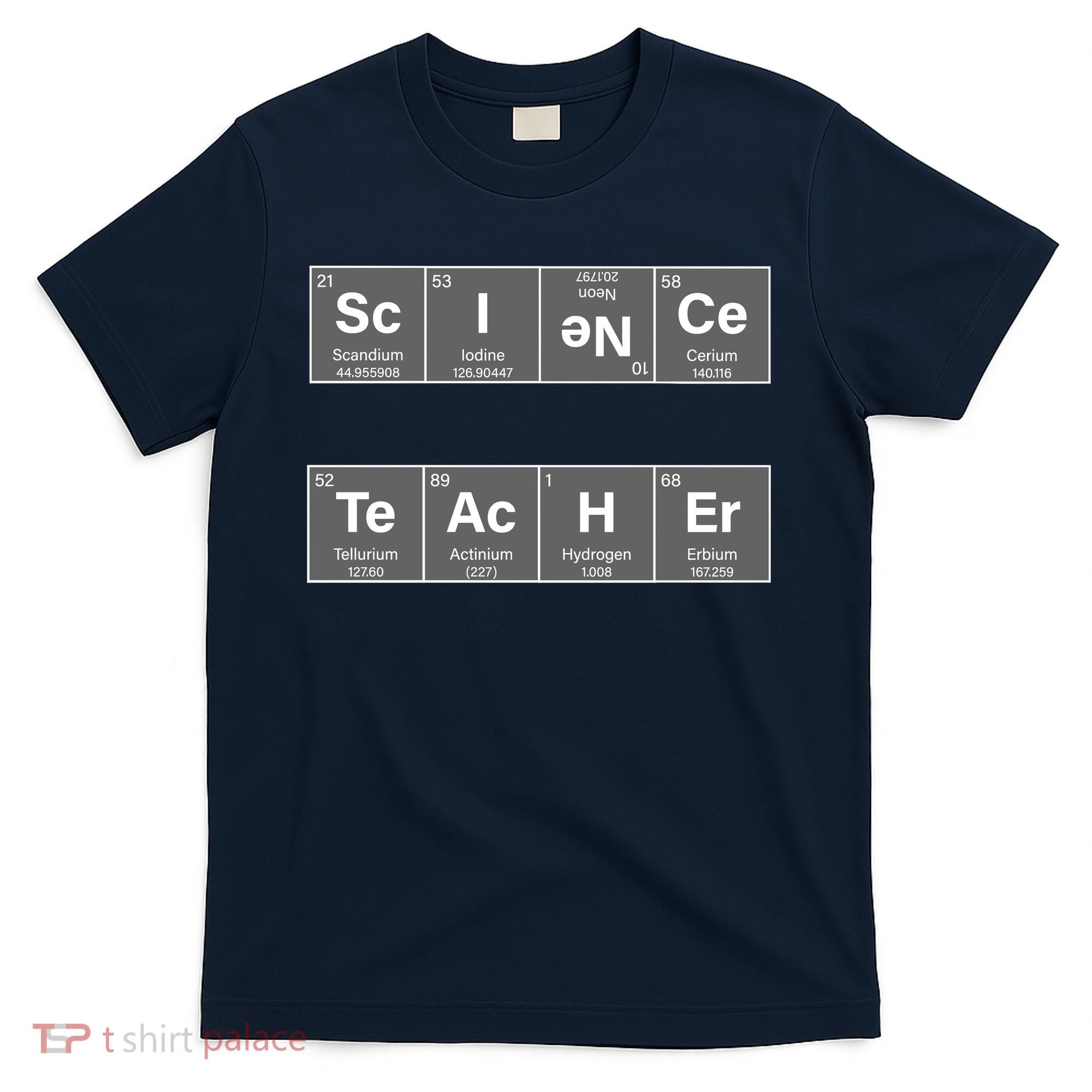 Science Teacher Periodic Table Logo T-Shirt