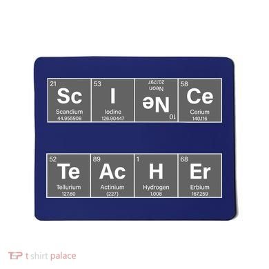 Science Teacher Periodic Table Logo Mousepad