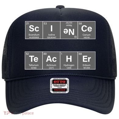Science Teacher Periodic Table Logo Hat