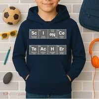 Science Teacher Periodic Table Logo Kids Hoodie thumb 2