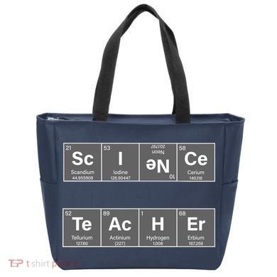 Science Teacher Periodic Table Logo Tote Bag