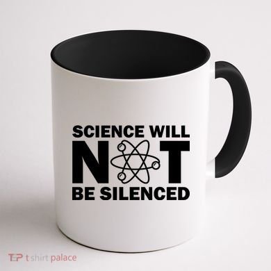 Science Will Not Be Silenced Coffee Mug back
