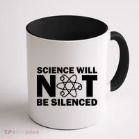 Science Will Not Be Silenced Coffee Mug thumb 1