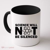 Science Will Not Be Silenced Coffee Mug thumb 0
