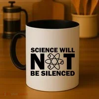 Science Will Not Be Silenced Coffee Mug thumb 4