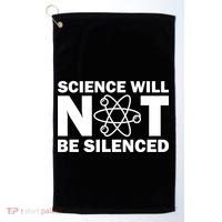 Science Will Not Be Silenced Golf Towel thumb 0