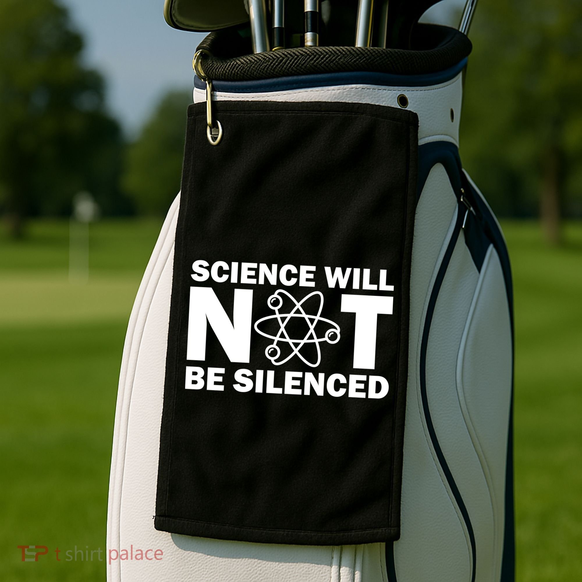 Science Will Not Be Silenced Golf Towel