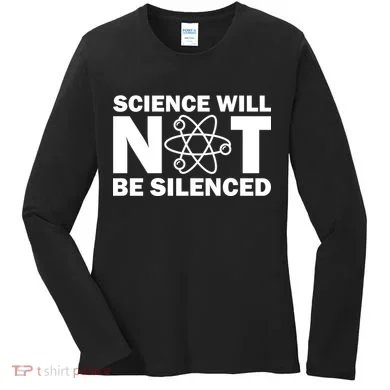 Science Will Not Be Silenced Women's Long Sleeve Shirt