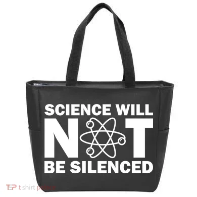Science Will Not Be Silenced Tote Bag