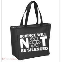 Science Will Not Be Silenced Tote Bag thumb 2